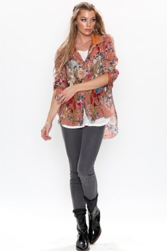 Gardenia Embroidered Shirt