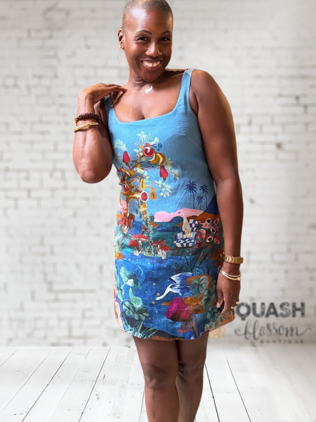 Dream Landscape Mini Dress