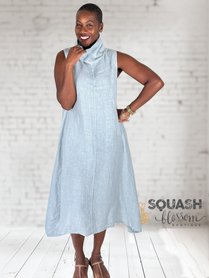 Cowl 26 Linen Dress