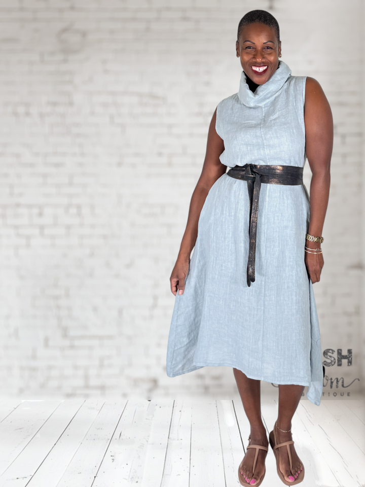 Cowl 26 Linen Dress