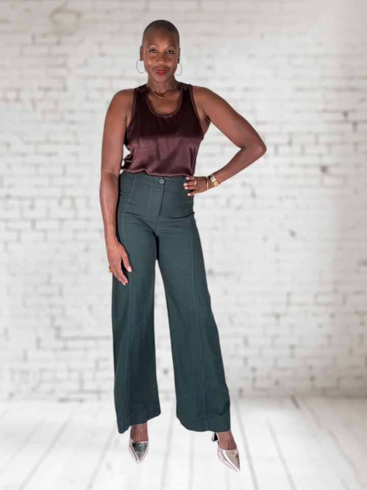 Wide Leg Pant W/Pckts