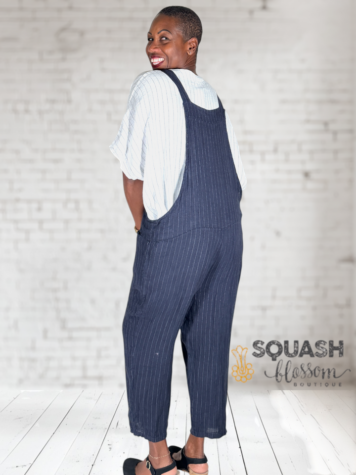 Pinstripe Overalls