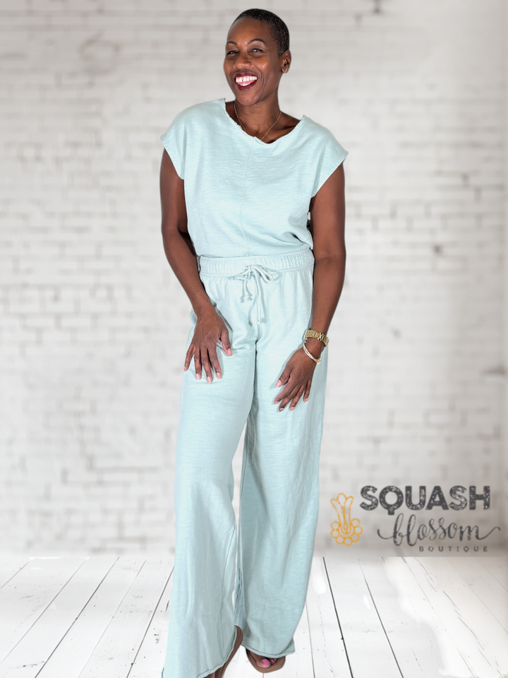 Wide Drawstring Pants