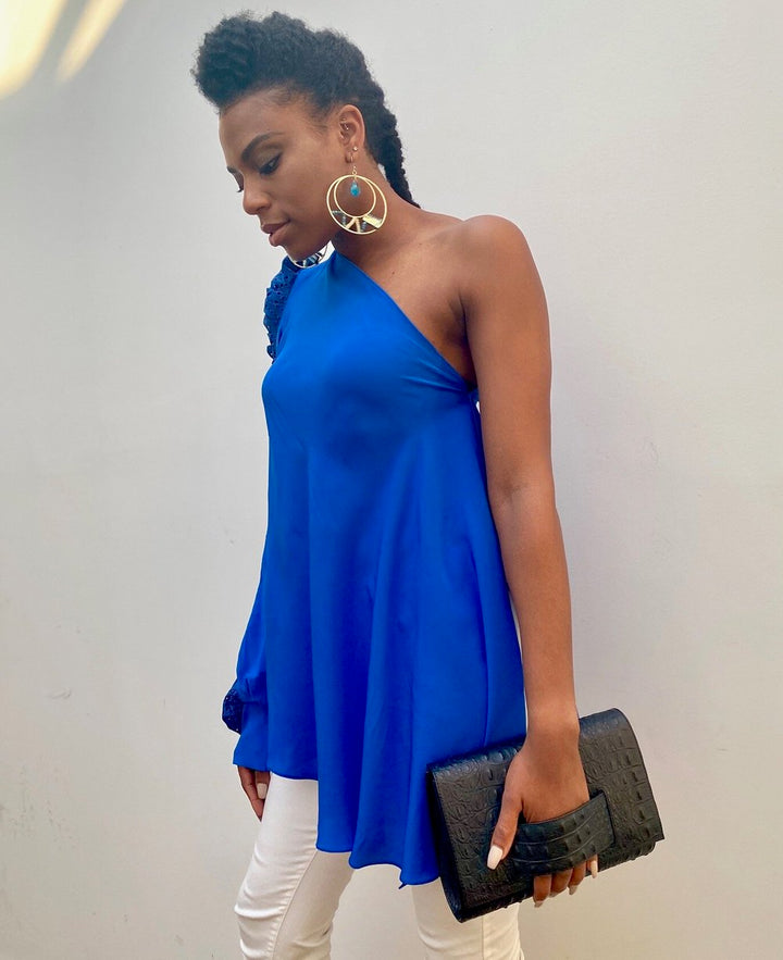 KD Embossed Hand Clutch