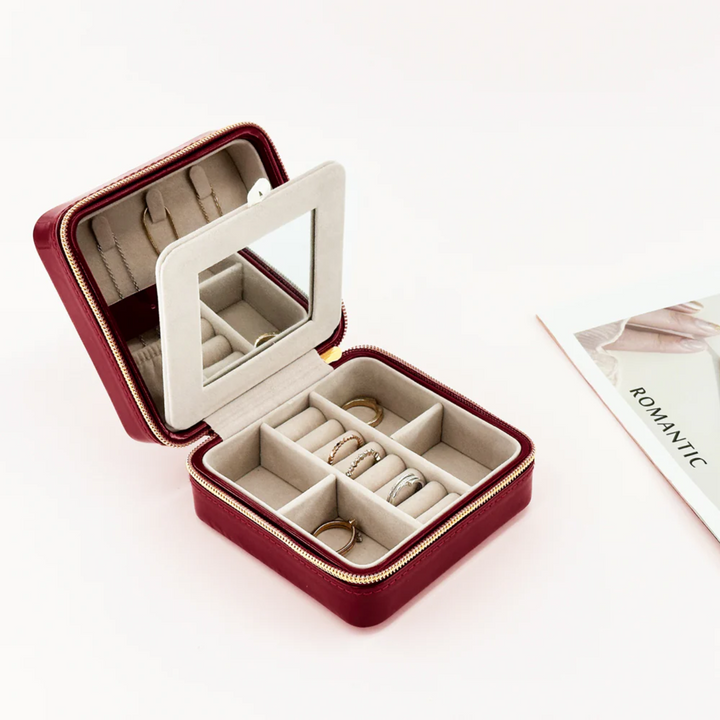 Pearl Travel Jewelry Case