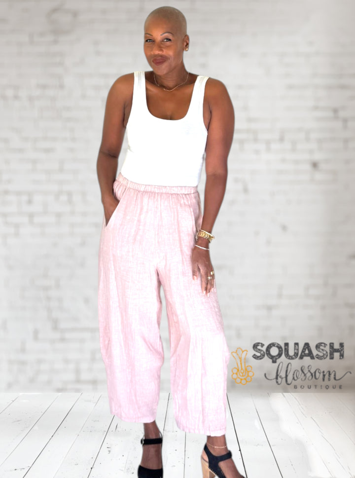 Linen 26 Crop Pant