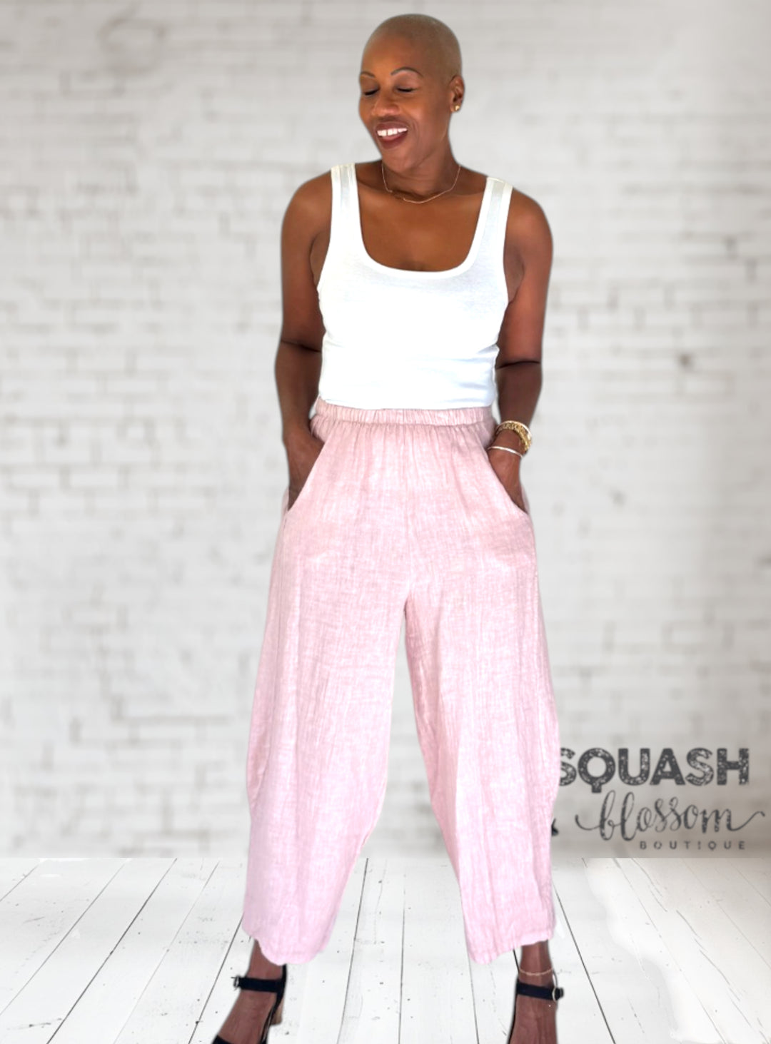 Linen 26 Crop Pant