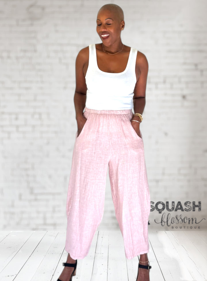 Linen 26 Crop Pant