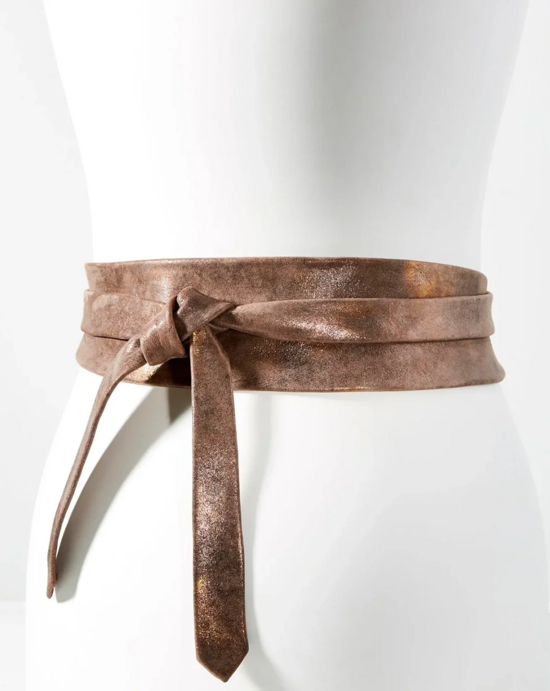 Metallic Wrap Belt