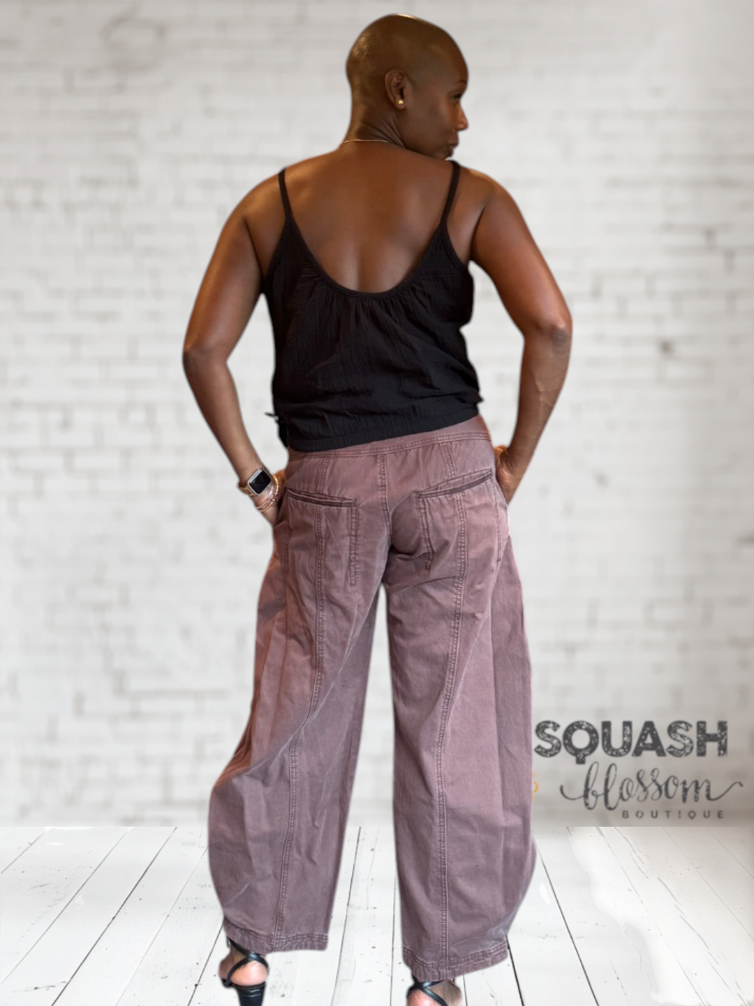 Washed Barrel Pants