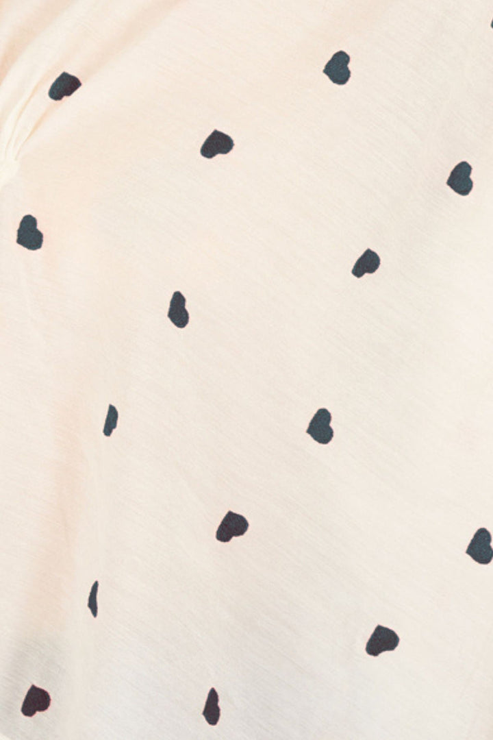 Navy Charlie Button Up Top
