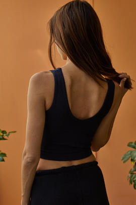 Ribbed Crop Tank