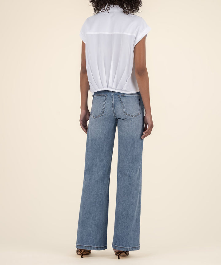Gaia Pleated Cuff Shirt