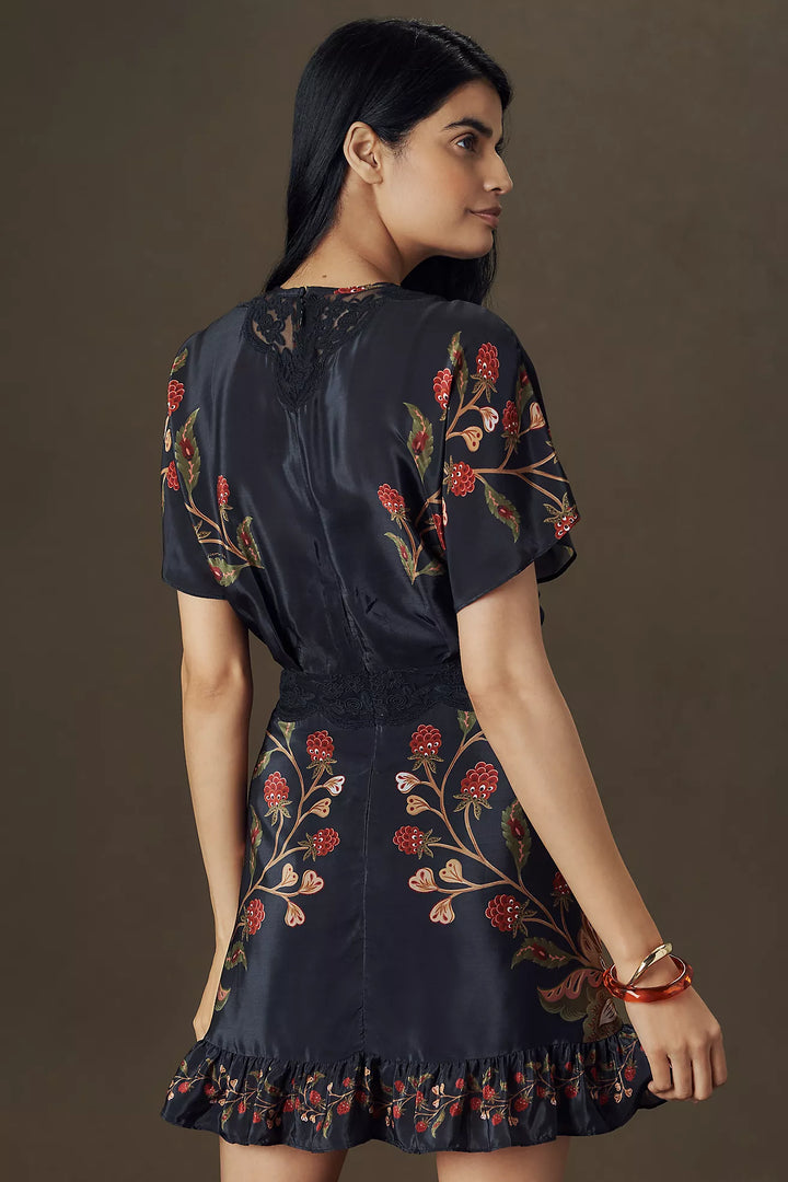 Berry Garden Mini Dress