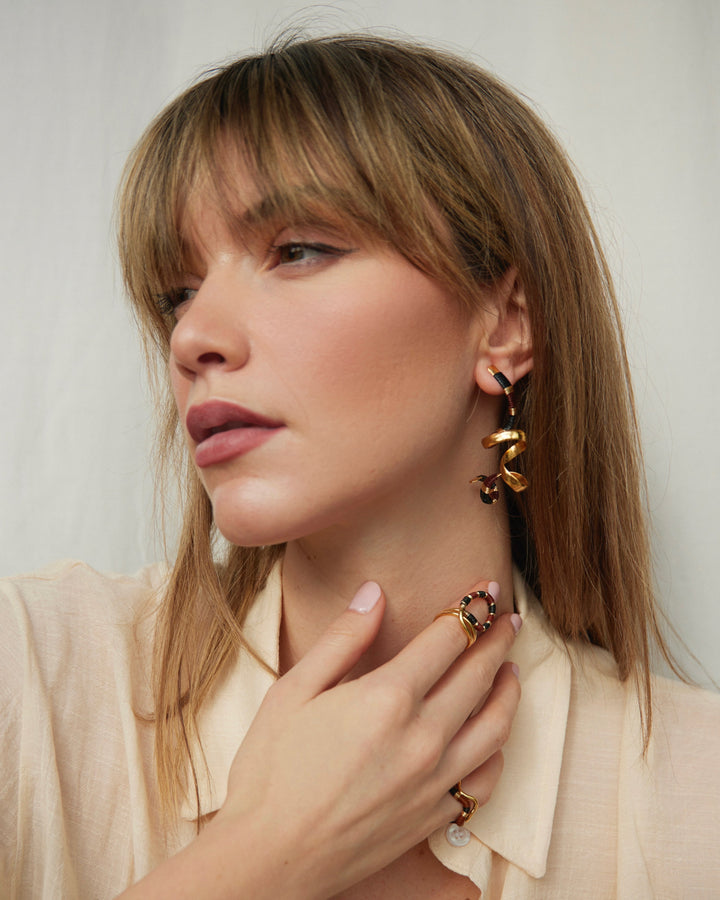 Bamboleira Aural Mini Hoops