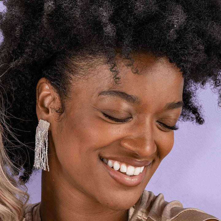 Marilyn Solid Fringe Earrings