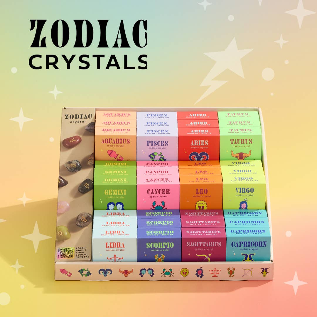 Zodiac Etched Crystal Box
