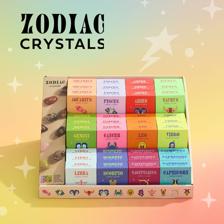 Zodiac Etched Crystal Box