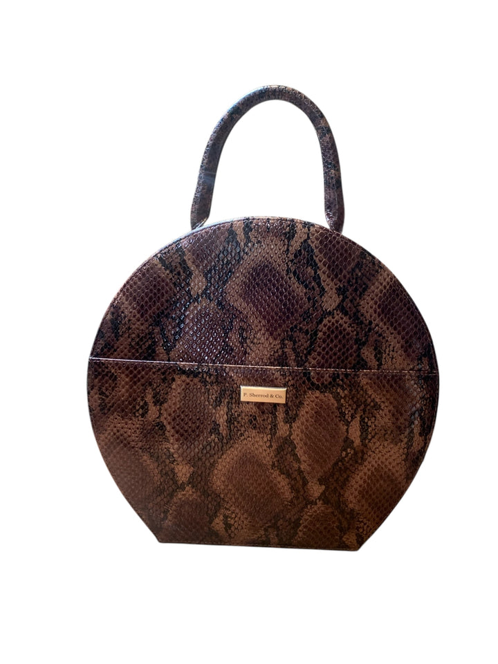 Bailey Embossed Large Circle Bag