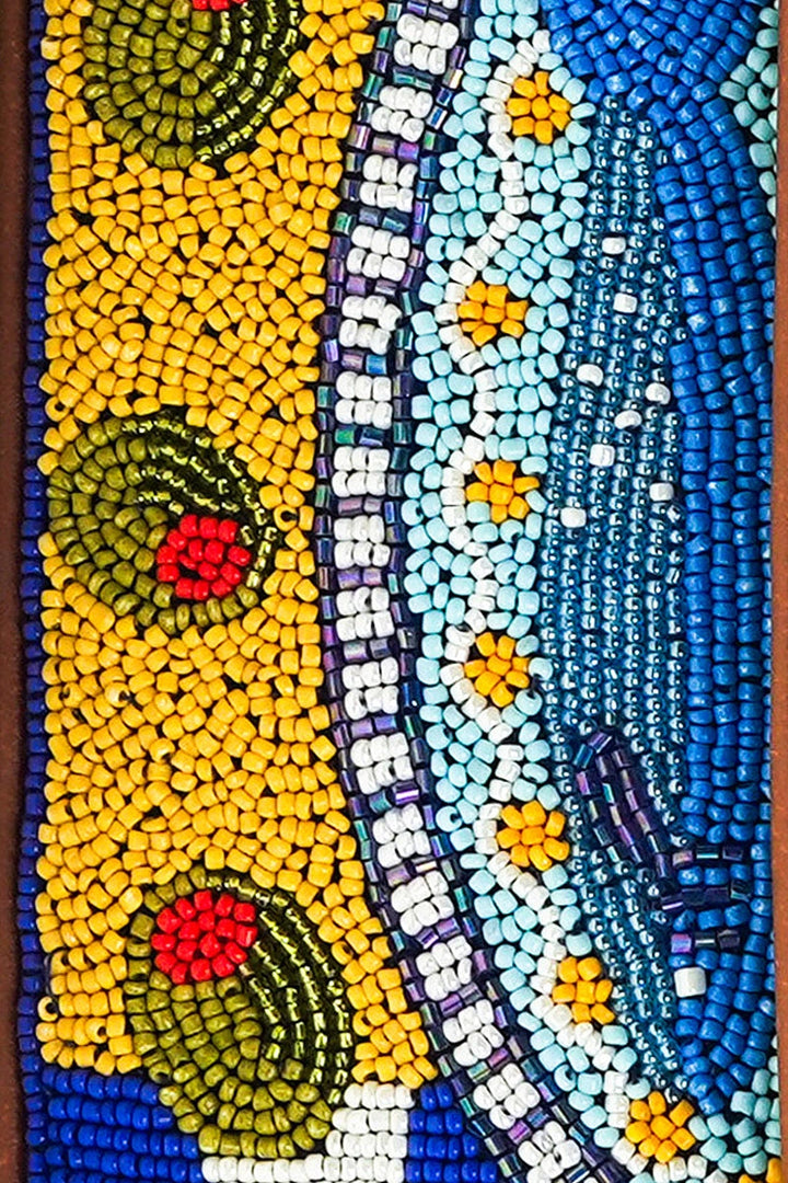 Mediterranean Sardine Beaded Handbag