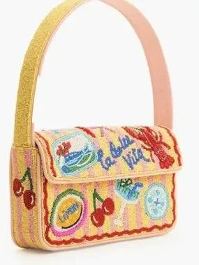 Riviera Dolce Vita Beaded Handbag