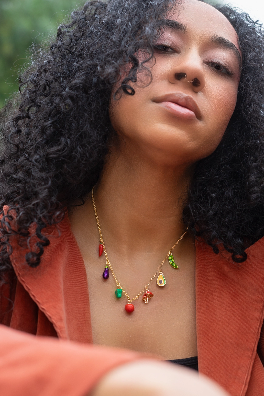 18k Harvest Charm Necklace
