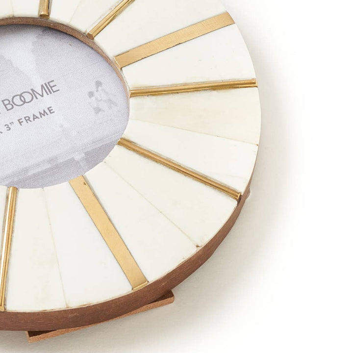 Mukhendu Bone 3x3 Round Frame