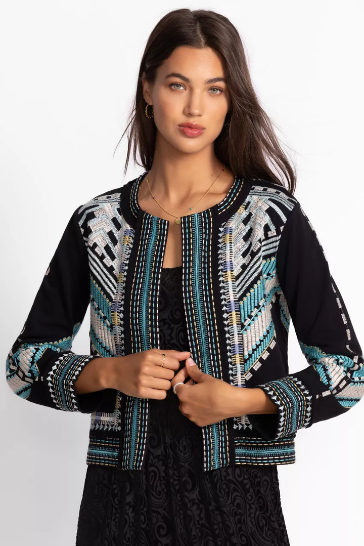 Oliver French Terry Mixed Media Jacket