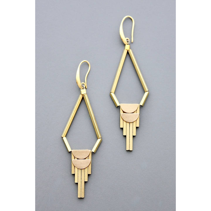 Brass Dangle Earrings