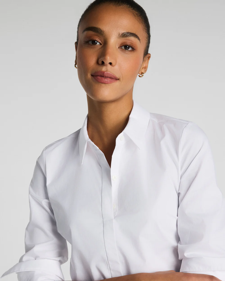 Poplin No Gape Button Down