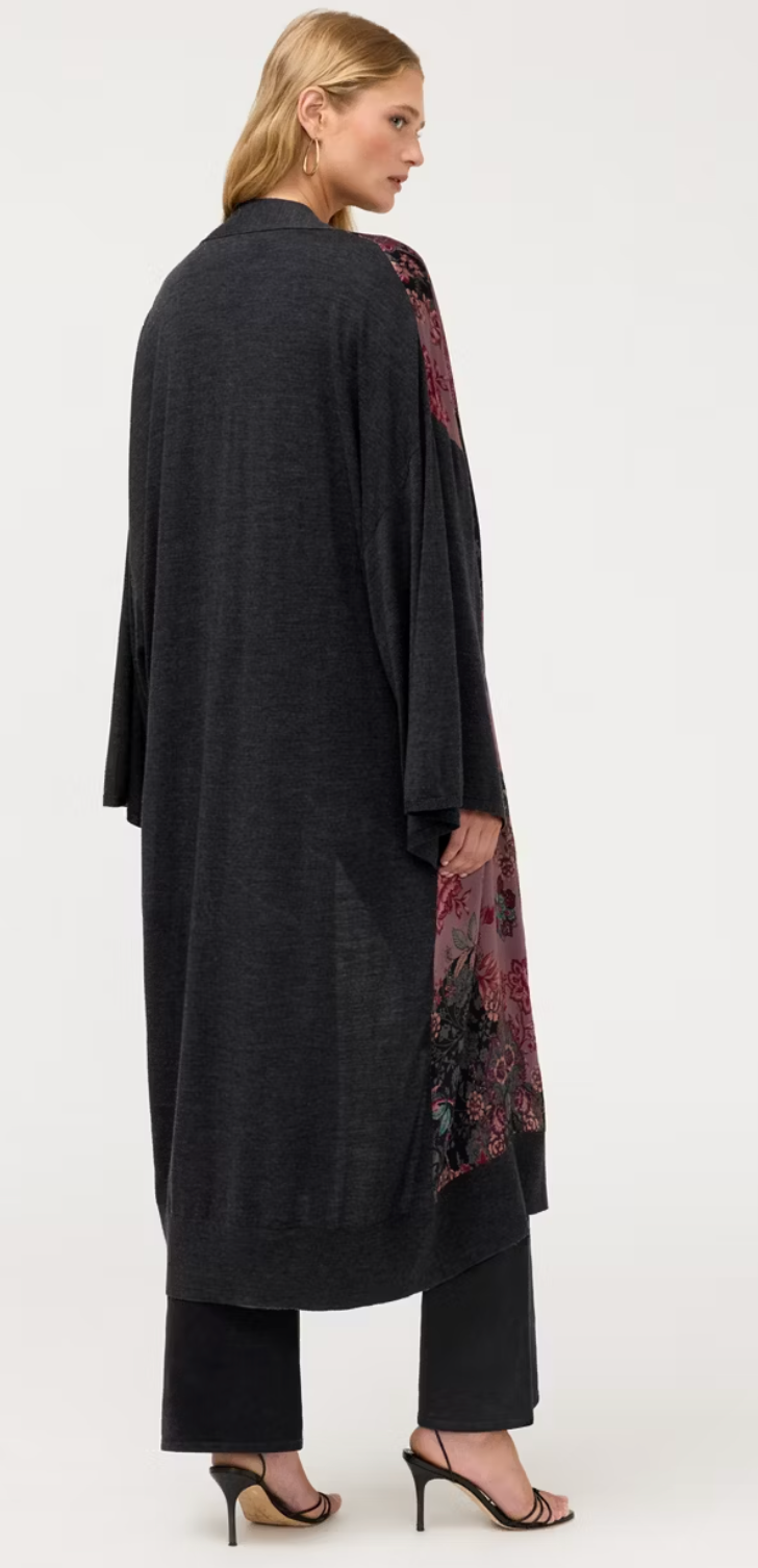 The Printed Knit Kimono