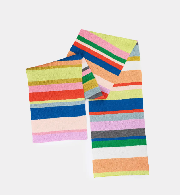 Multi Stripe Big Scarf
