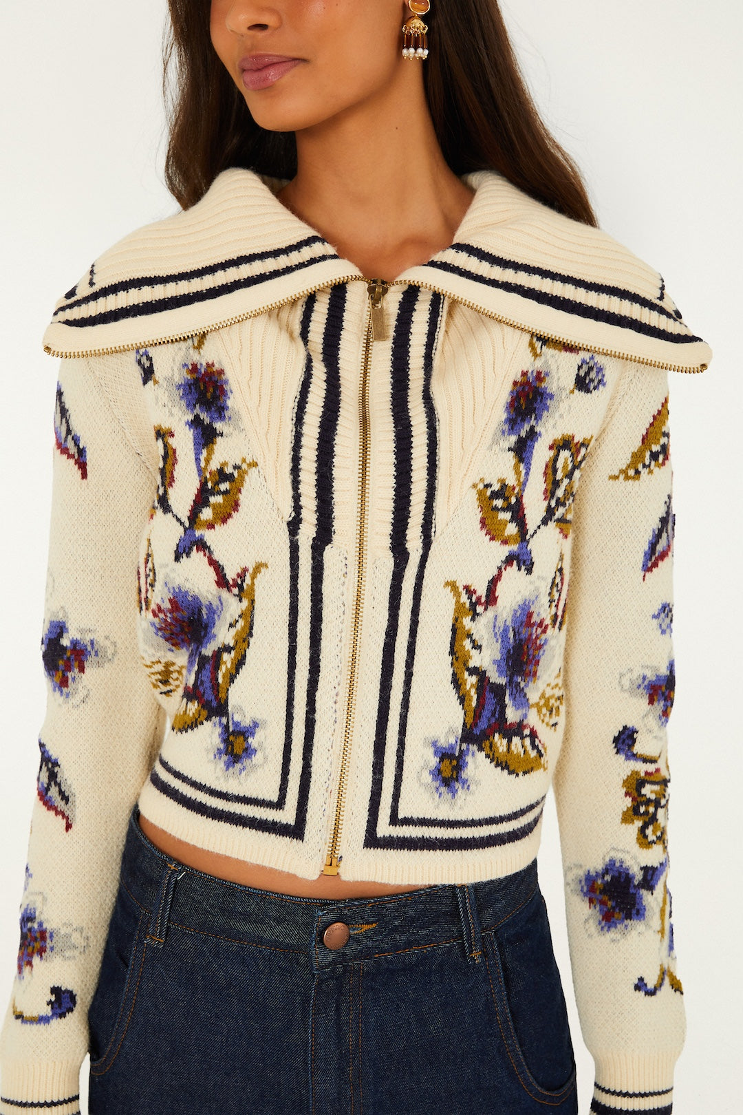 Golden Nature Knit Cardigan