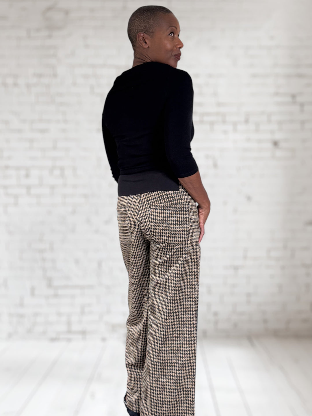 Houndstooth Francis Pant