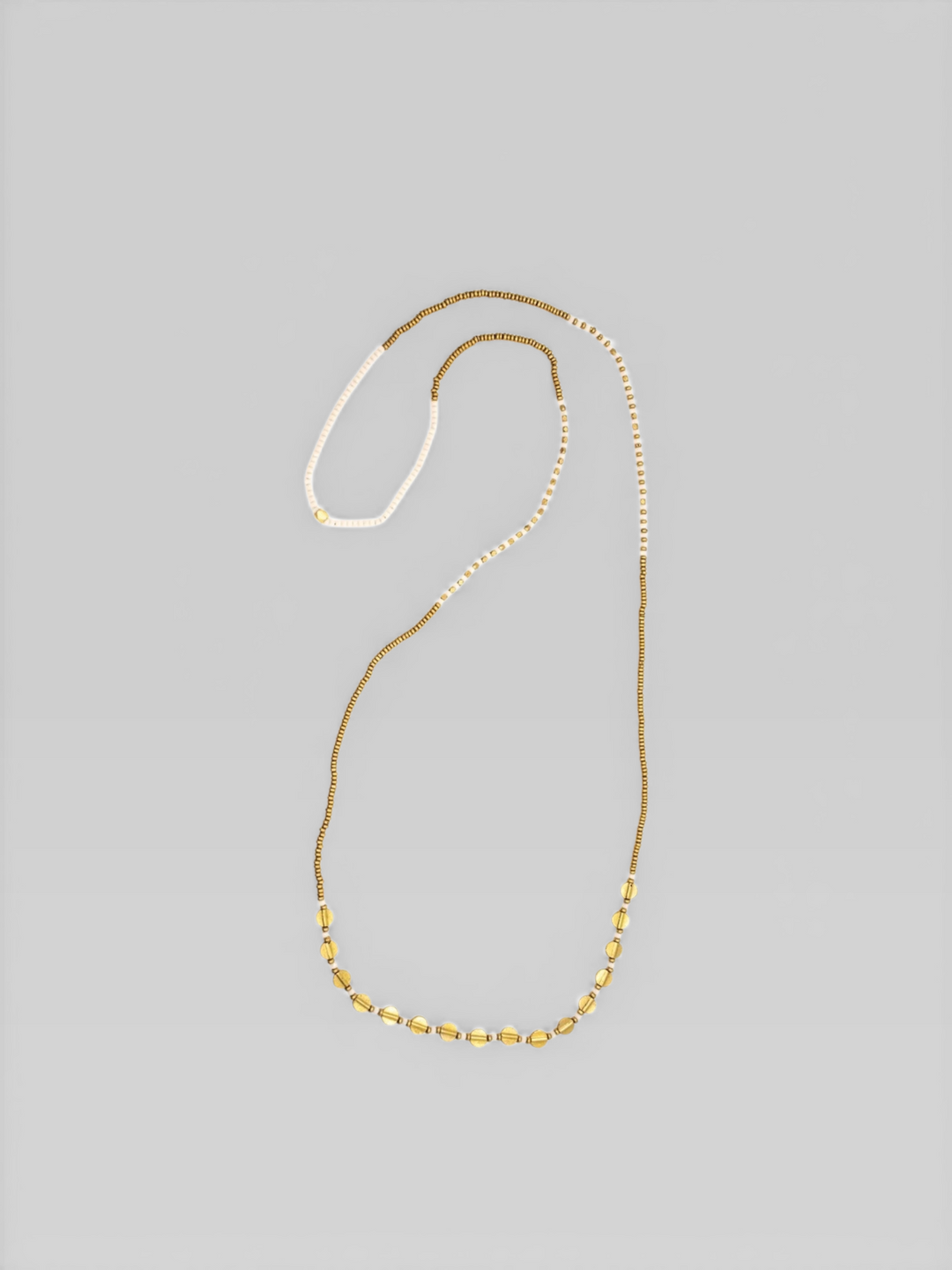 Beaded Circle Pop Necklace