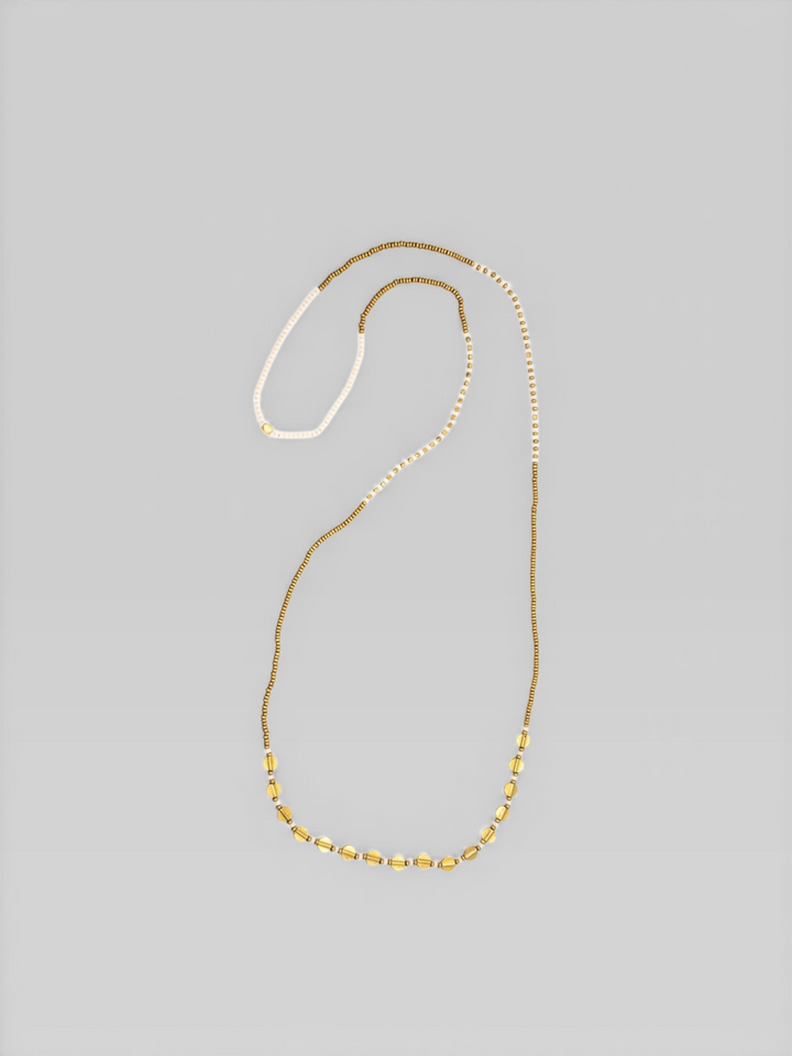 Beaded Circle Pop Necklace