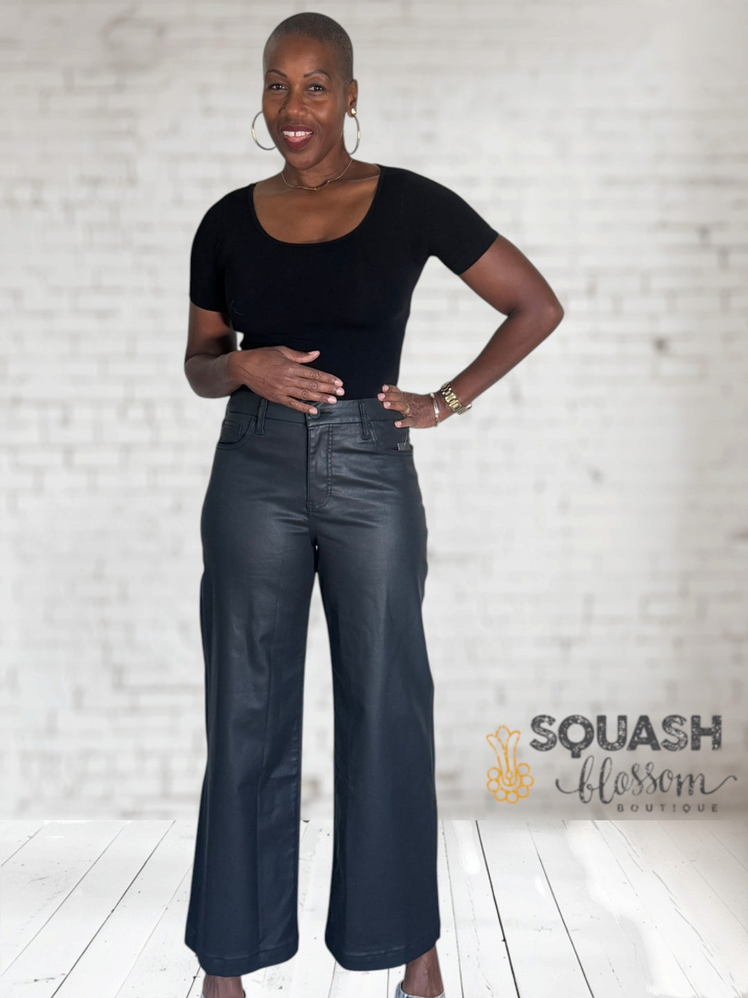 Meg Matte Ab Hi Wide Hem Jeans