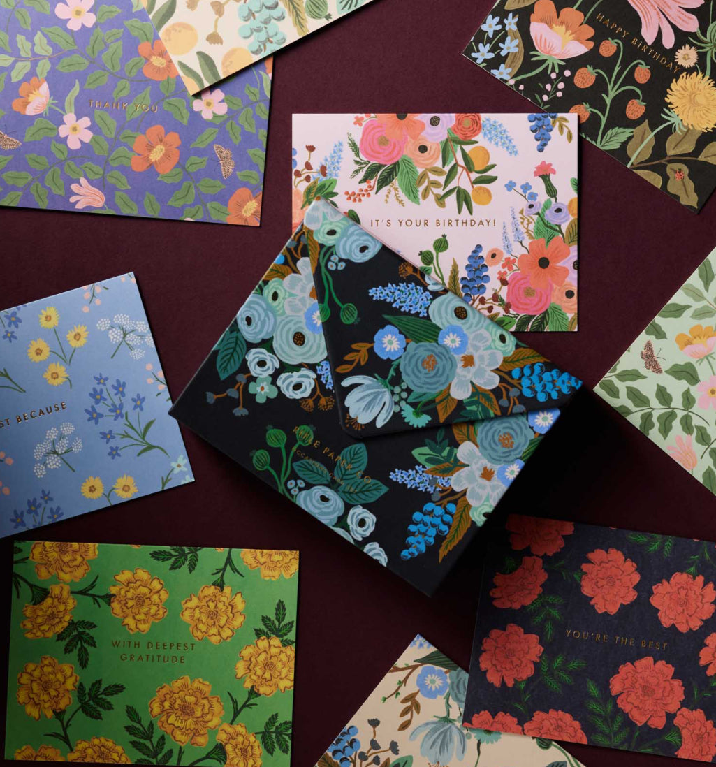 Mixed Florals Card Box