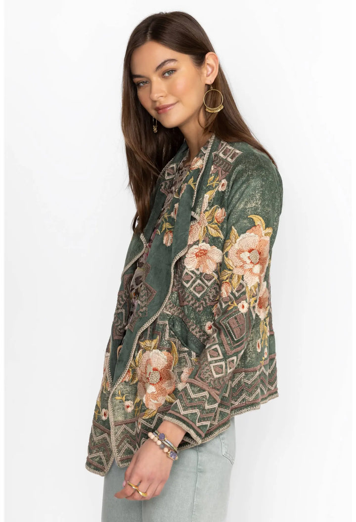 Bertram Metallic Short Sweater
