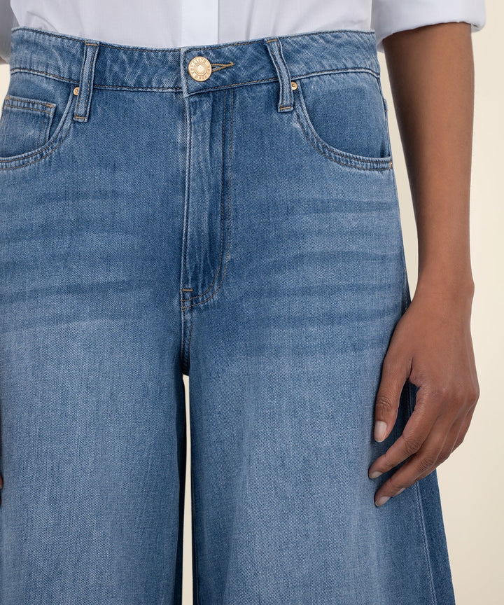 Kut Blake Crop Wide Leg Jeans