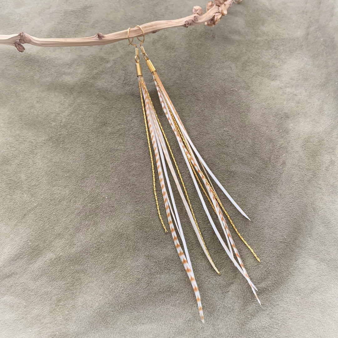 Mini Feather Earrings