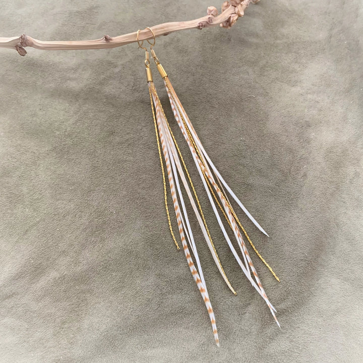 Mini Feather Earrings