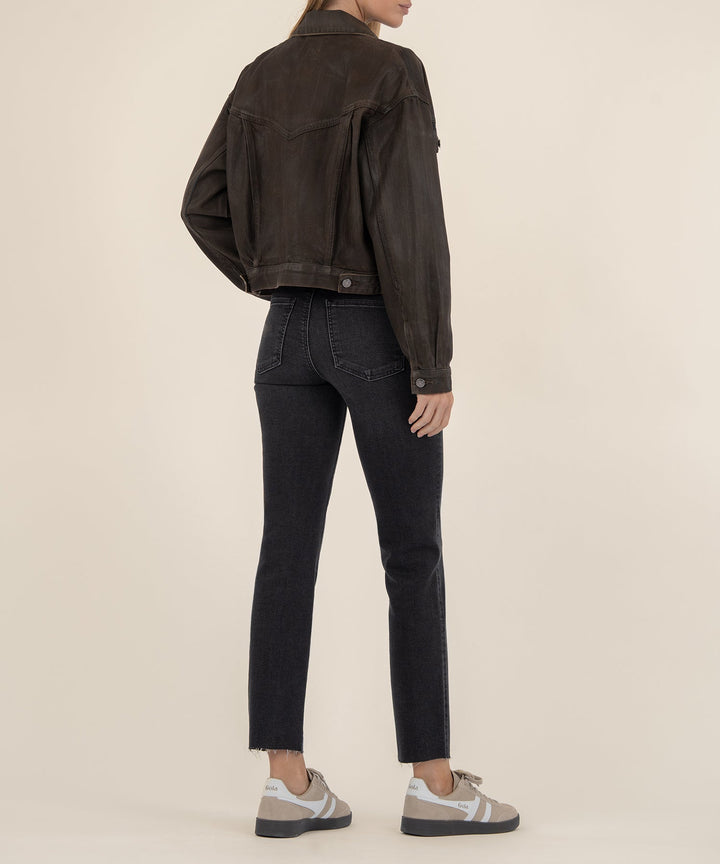 Emrie Coated Denim Jacket