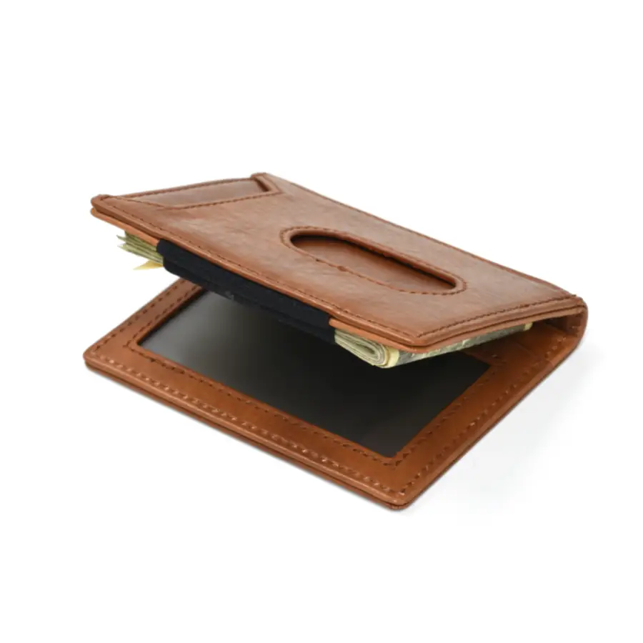 Elastic Strap Slim Wallet
