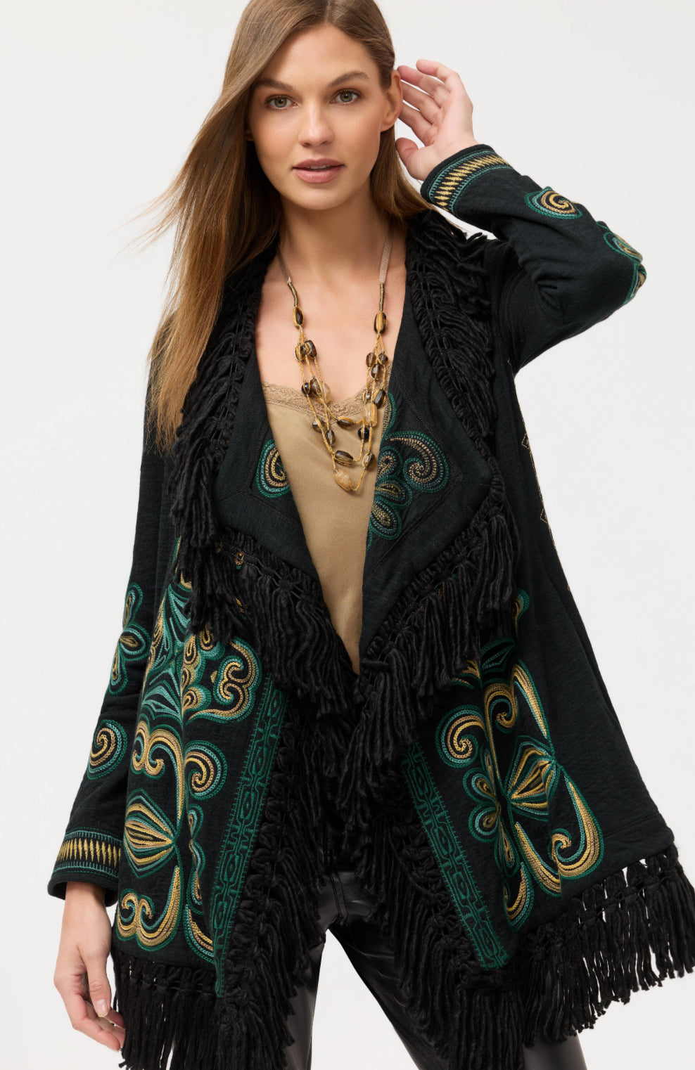 Biya Welda Draped Cardi