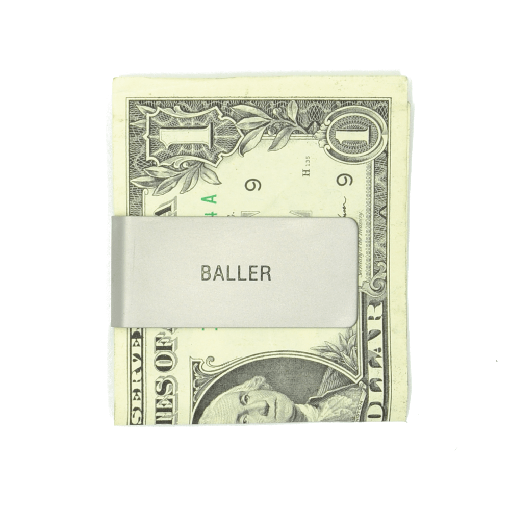 Curated Basic Baller Money Clip