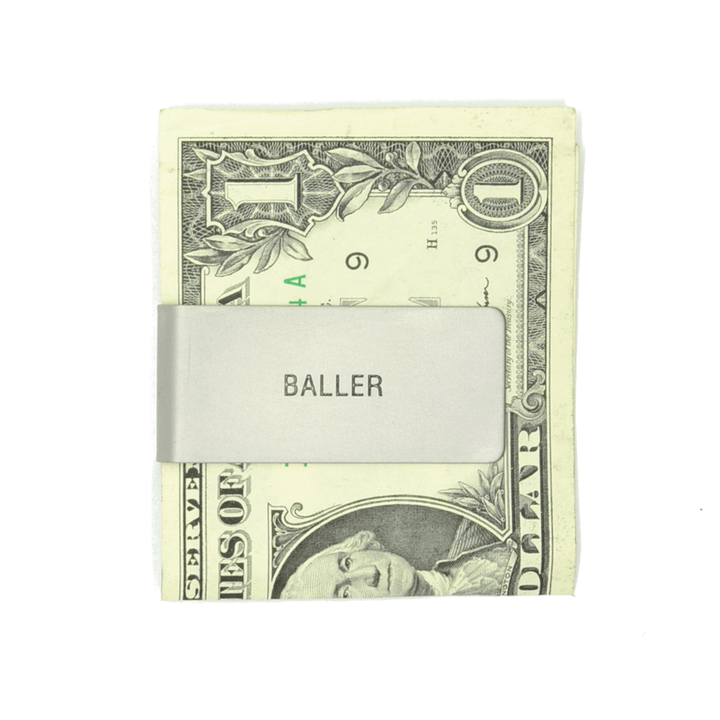 Curated Basic Baller Money Clip