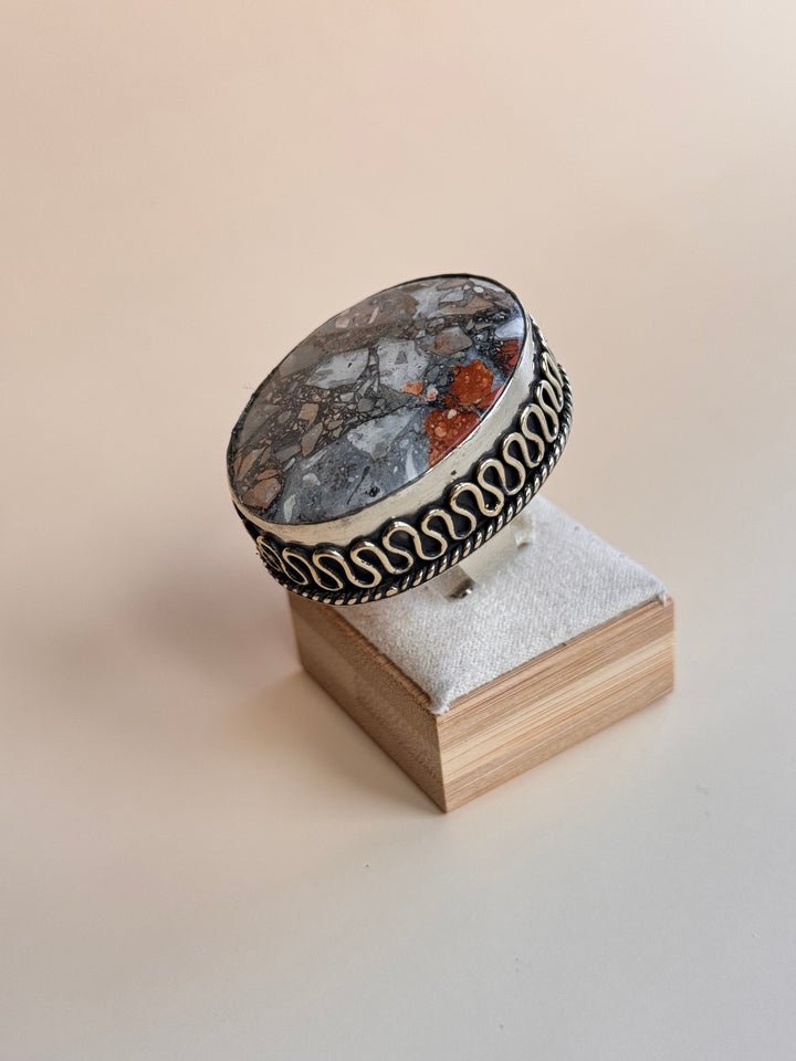 Lamisi Brecciated Jasper Ring