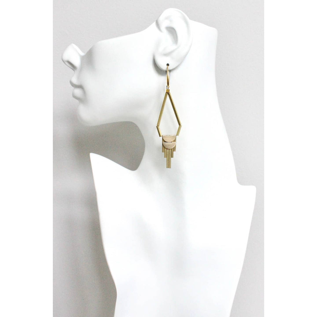Brass Dangle Earrings