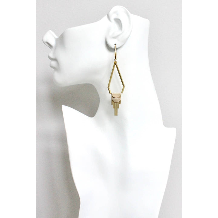 Brass Dangle Earrings